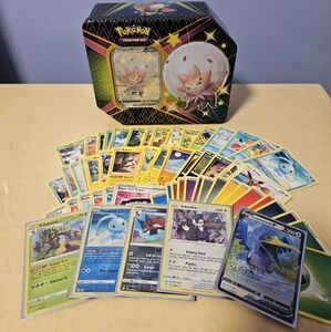 Pokemon Shining Fates Eldegoss V Tin